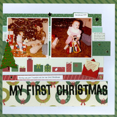 My First Christmas..daughter Christy