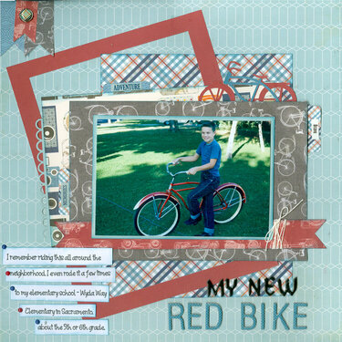 My new red bike