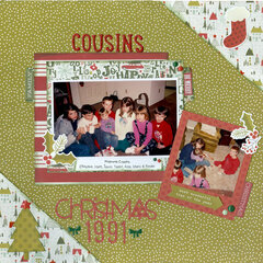 Cousins at Christmas 1991