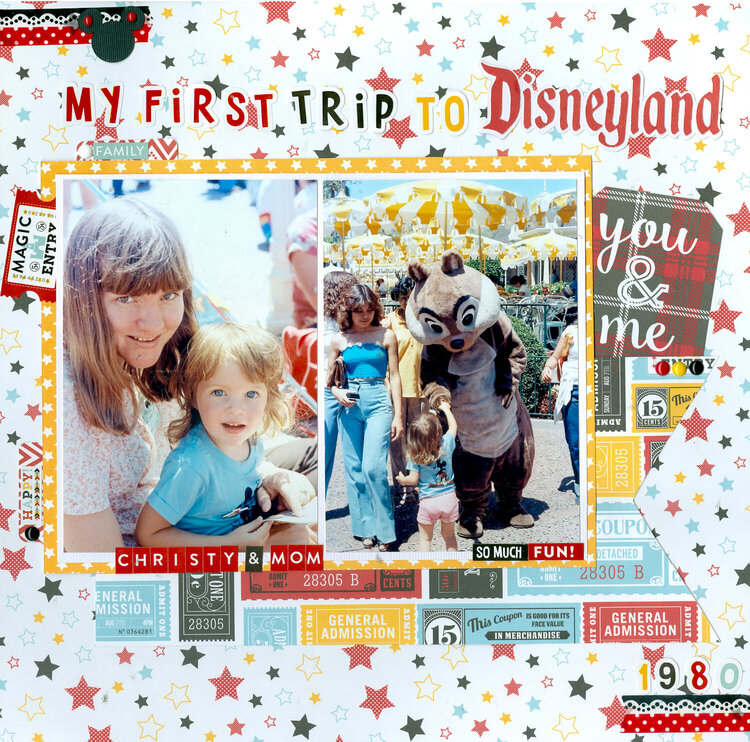 My first trip to Disneyland
