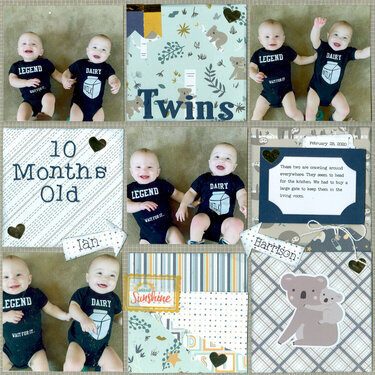 10 months old twins