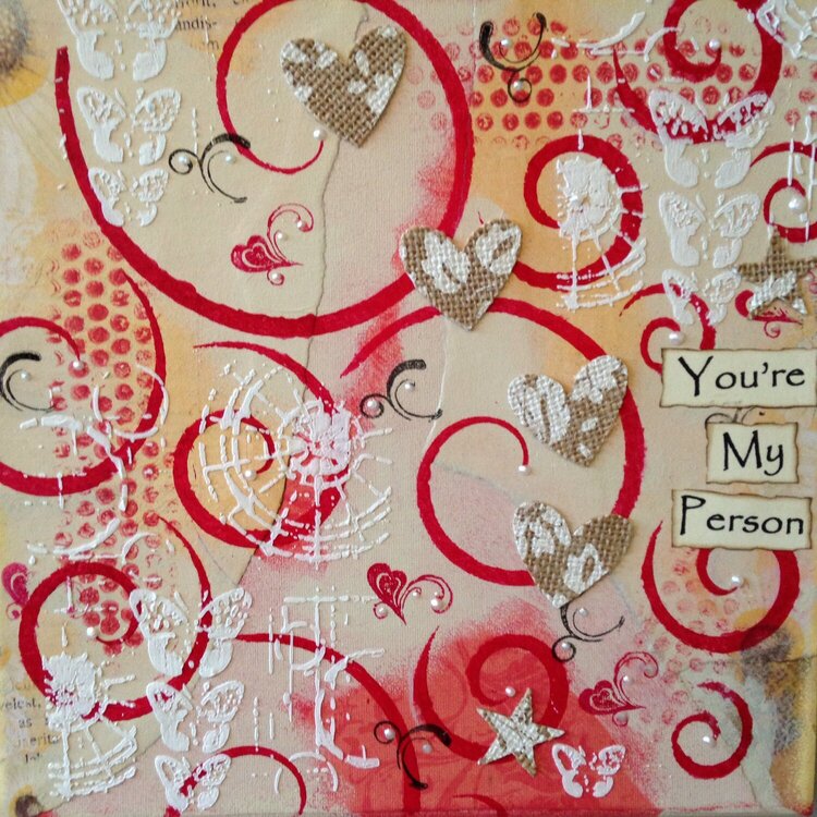 You&#039;re My Person Mixed Media Canvas