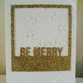 Be Merry glitter and sparkle