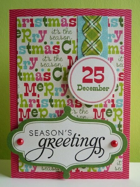 Week 33 of the 52 Cards Challenge 2013 - Christmas