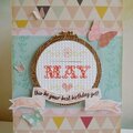 Stitched birthday wishes