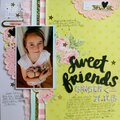 " Sweet Friends" layout.