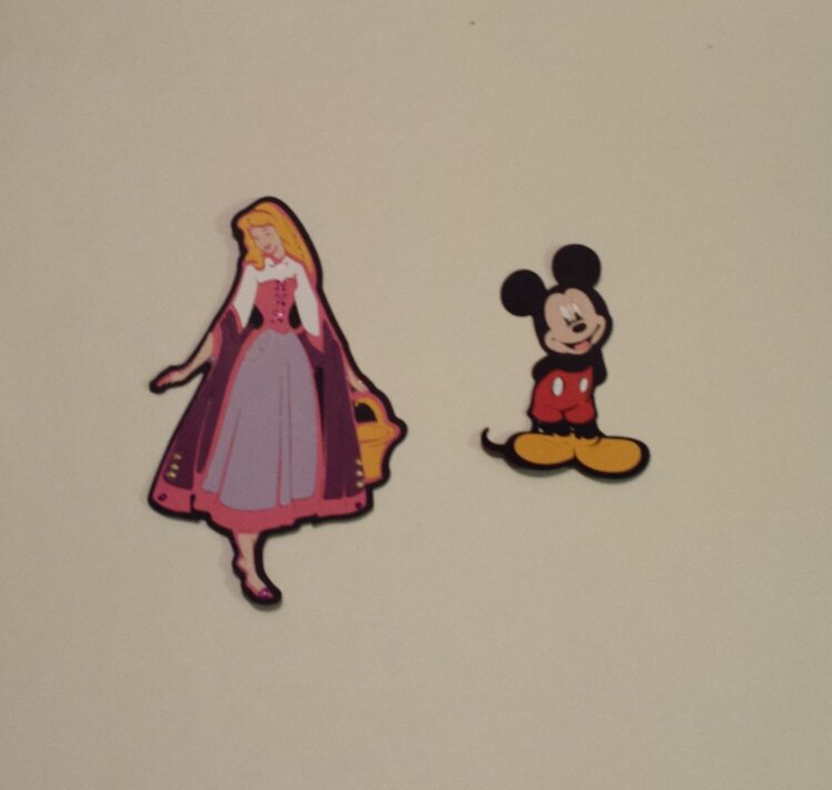 Disney Swap - Sleeping Beauty and Mickey Die cuts