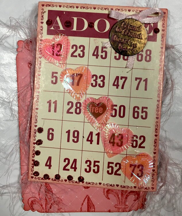 Completed Adore Bingo Card