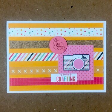 I&#039;d rather be crafting card #3 (24/52)