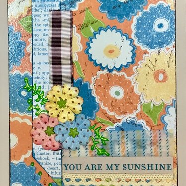 You are my sunshine card