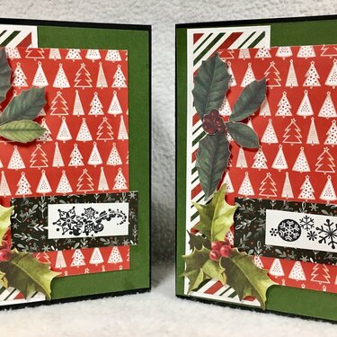 December Christmas Cards 1 and 2