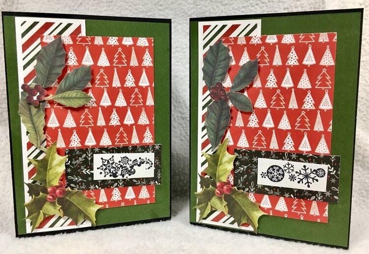 December Christmas Cards 1 and 2