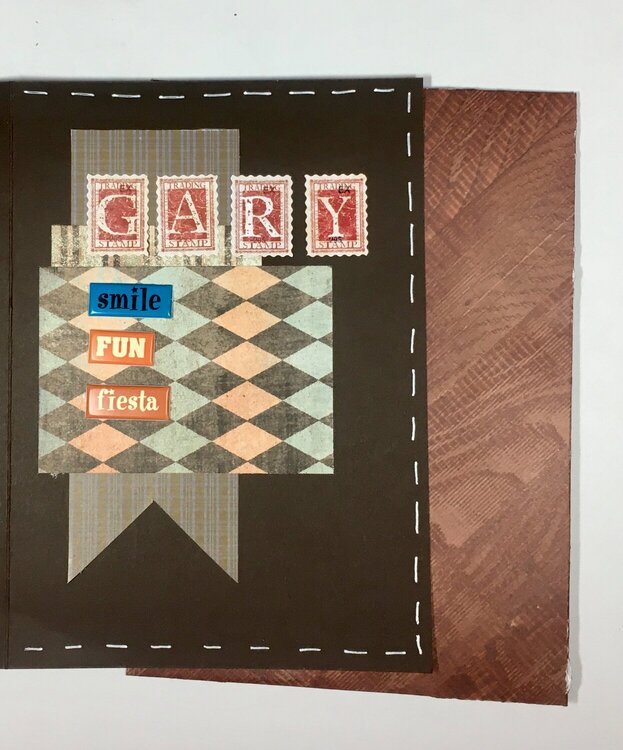 Birthday card for Gary