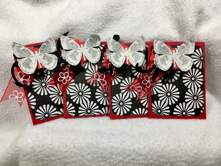 Black, red, and white embellishments #1