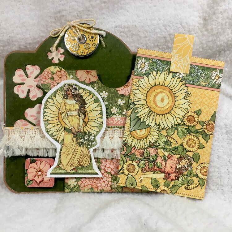 kwclement inspired G45 GG Easel Card double tag both