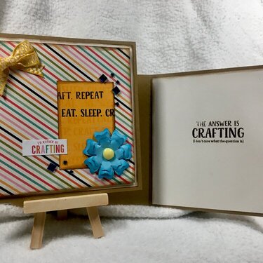 I'd rather be crafting card #5 (27/52)