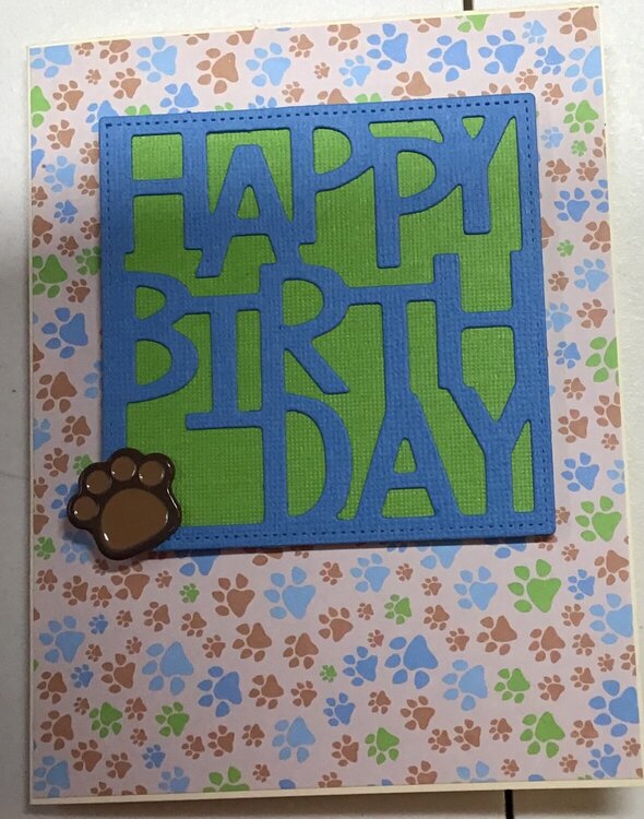 Boys birthday card