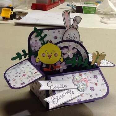 Easter box card