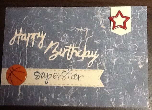 9. Year old birthday card