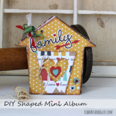 Echo Park Paper Our Family-House Shaped Mini Album