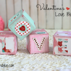 Echo Park Paper- Valentine's Love Blocks