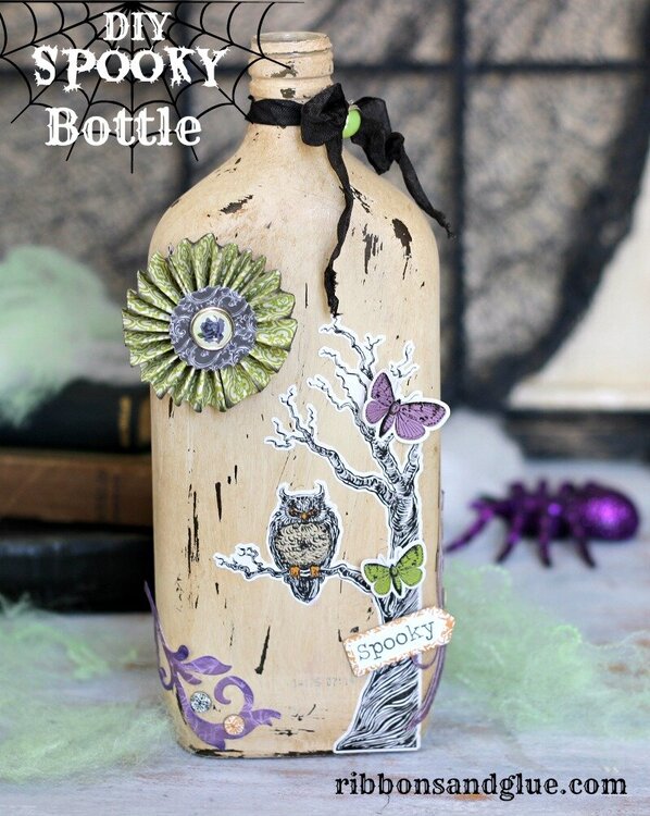 Echo Park Arsenic and Lace Spooky Bottle