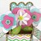 Pebbles Garden Party-Flower Pot Box Card 