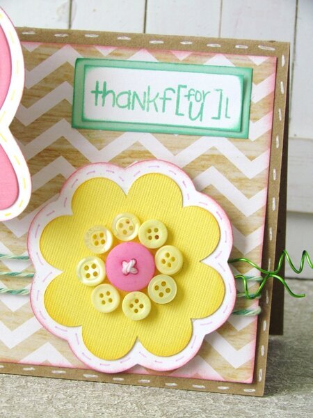 Spring Button Card