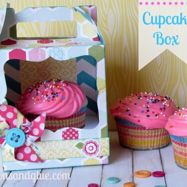 Echo Park Sweet Girl...Cupcake Box