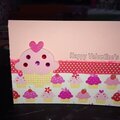 Cupcake Valentines's Card