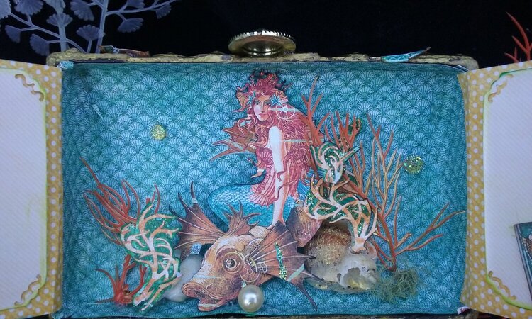 Voyage beneath the sea to the mermaid&#039;s treasure chest