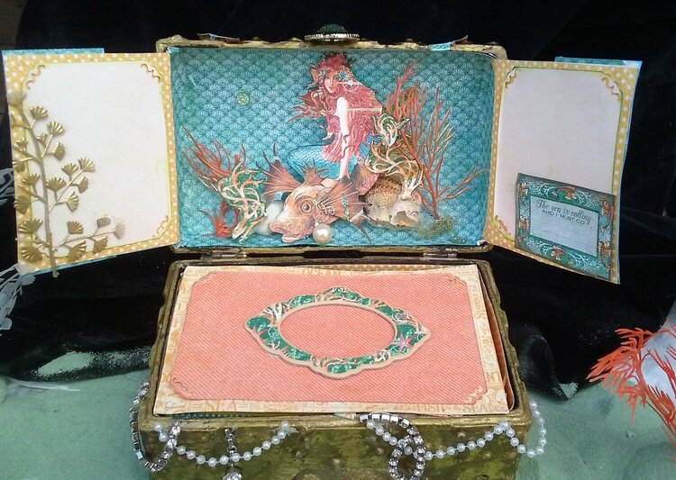 Voyage beneath the sea to the mermaid&#039;s treasure chest