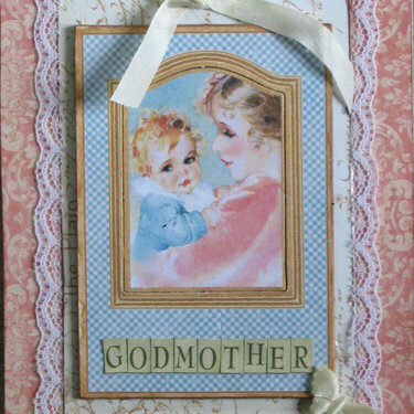 G45 Little Darlings Godmother card