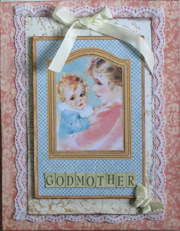 G45 Little Darlings Godmother card