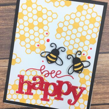 Bee Happy card #2