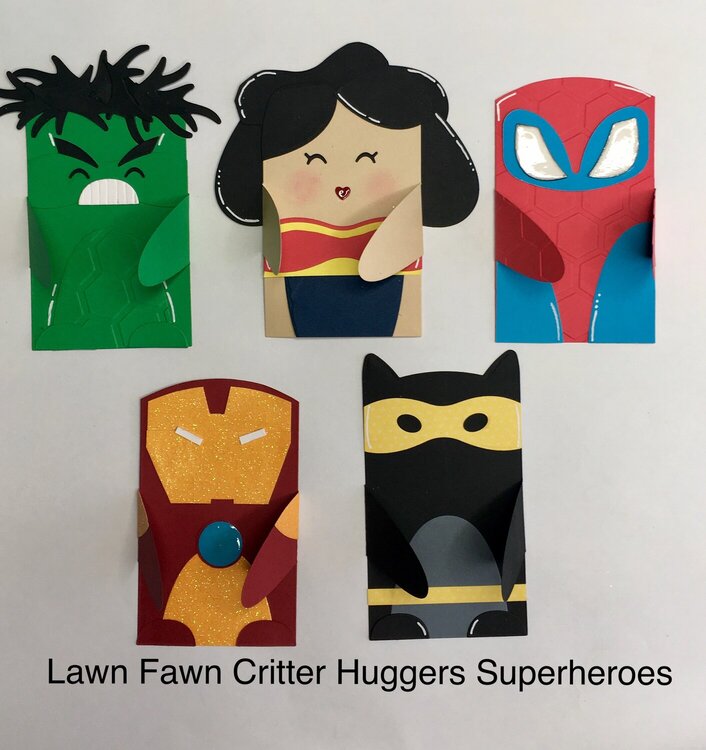 Superhero treat huggers