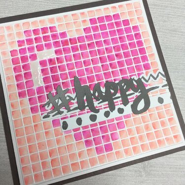 Pixelated Valentines Card
