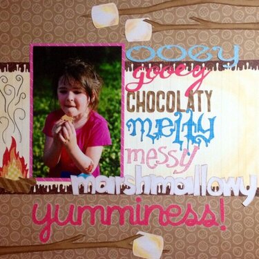 s&#039;mores layout