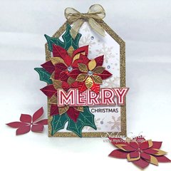 Tag Shaped Christmas Card