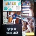 Project Life March (days 3-9) page 1