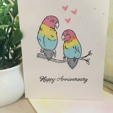 Anniversary birds