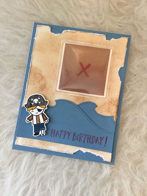 A pirate birthday with a surprise!