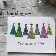 Glitter Christmas Trees