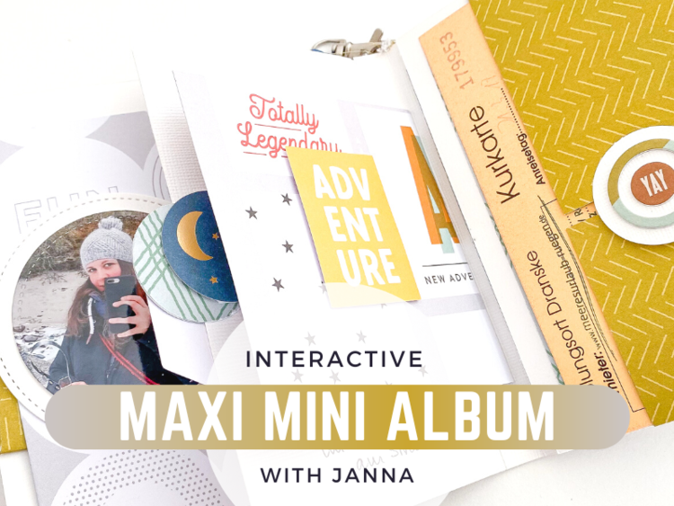 Scrapbook Mini Album (MAXI Mini online class)