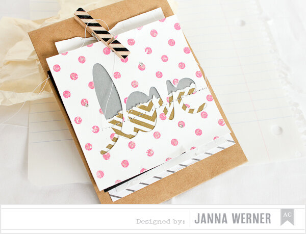 envelope gift wrap (American Crafts)