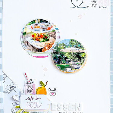 Scrapbooking Layout Summer Story