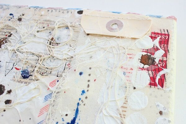 mixed media collaage &quot;mail art&quot;