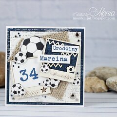 Masculine birthday card