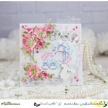 Baby card with my flowers