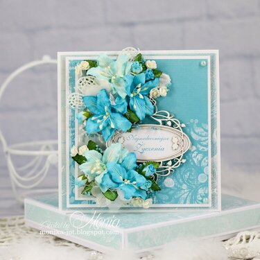 Turquoise card